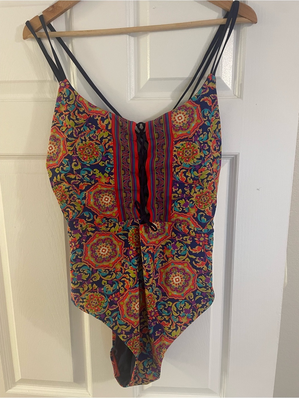 Multicolor Floral Medallion One-Piece Swimsuit -SkinnyDippers